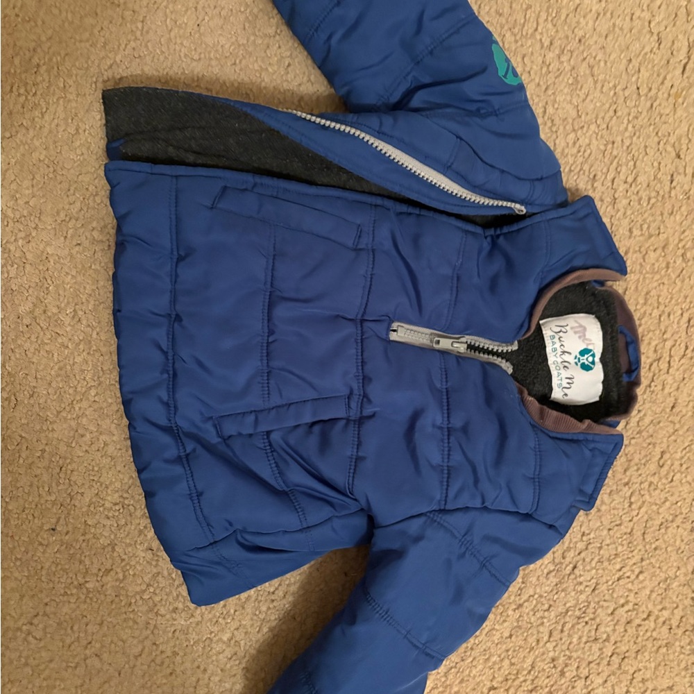Cozy Kids Blue Puffer Jacket